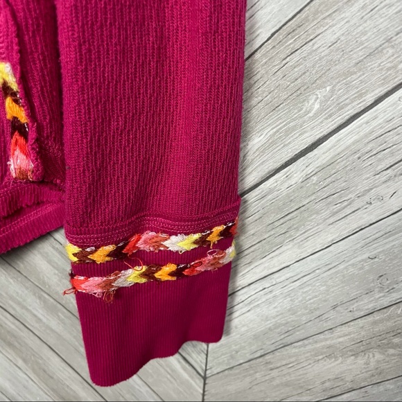 NWT We The Free rainbow thermal pink sz L - Picture 4 of 9